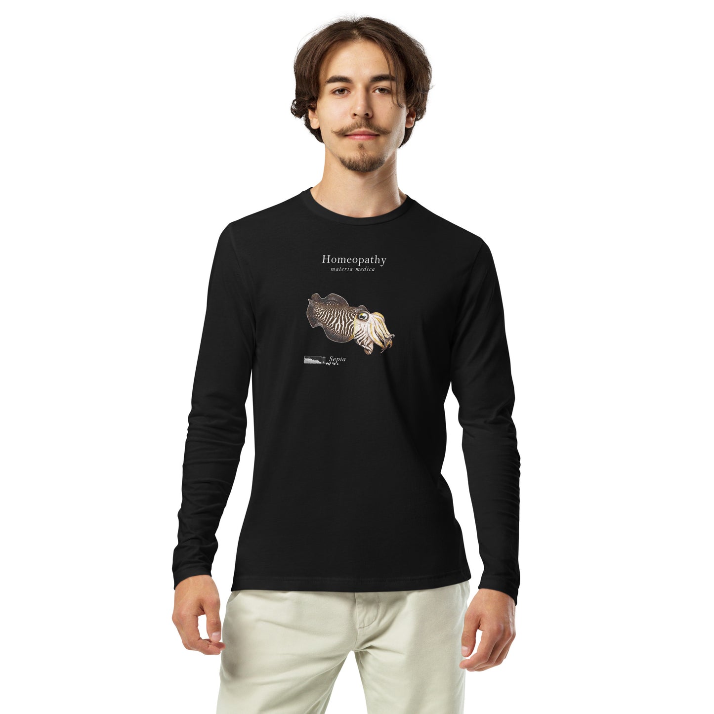 Long Sleeve Tee Unisex  - Sepia (animal)