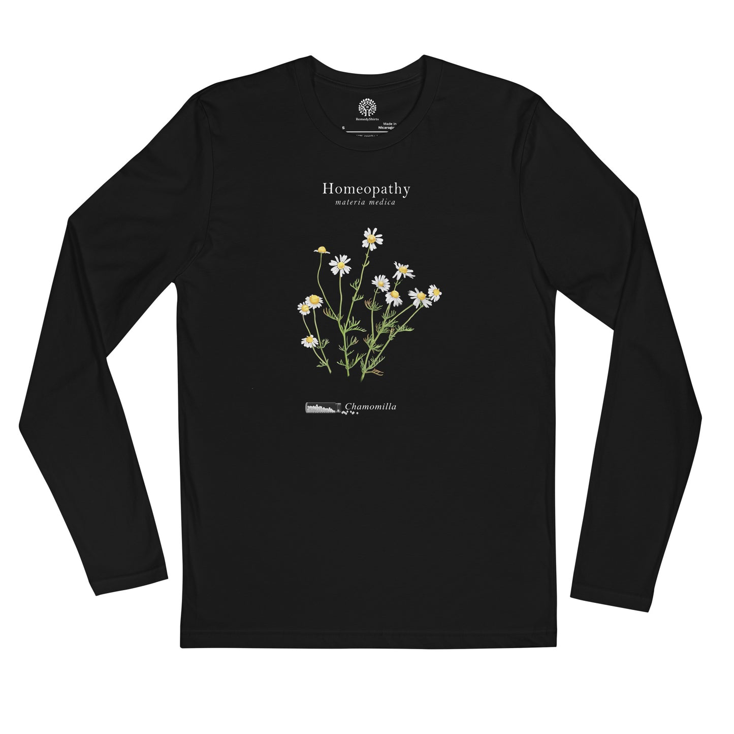 Long Sleeve Tee Unisex  - Chamomilla (plant)