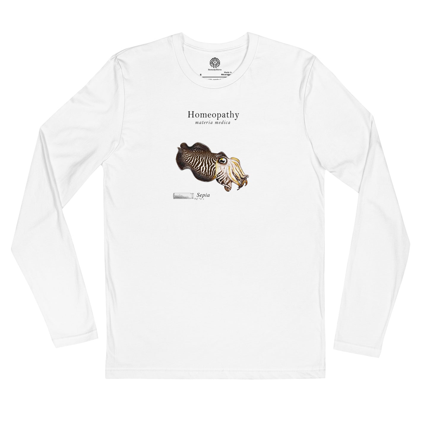 Long Sleeve Tee Unisex  - Sepia (animal)