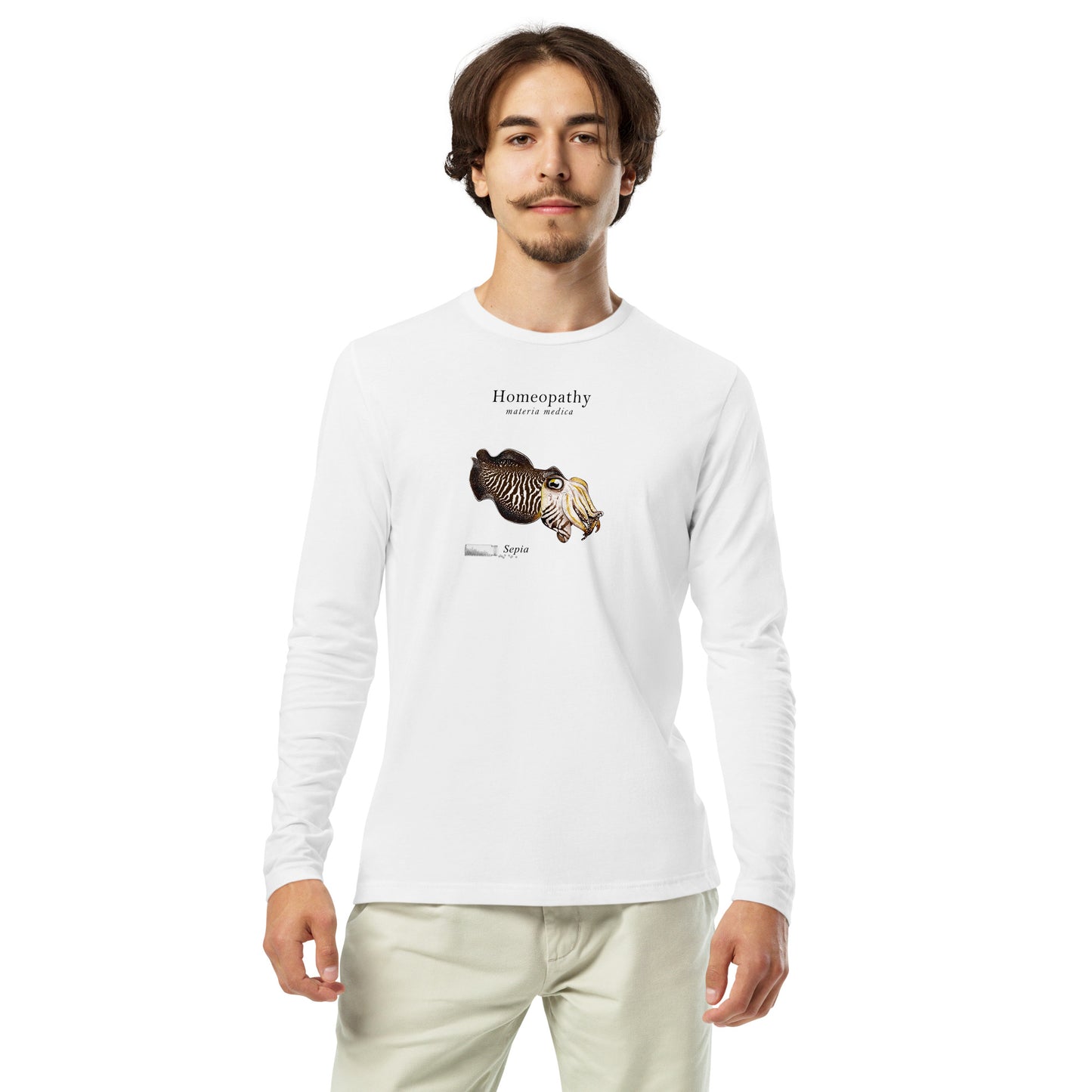 Long Sleeve Tee Unisex  - Sepia (animal)
