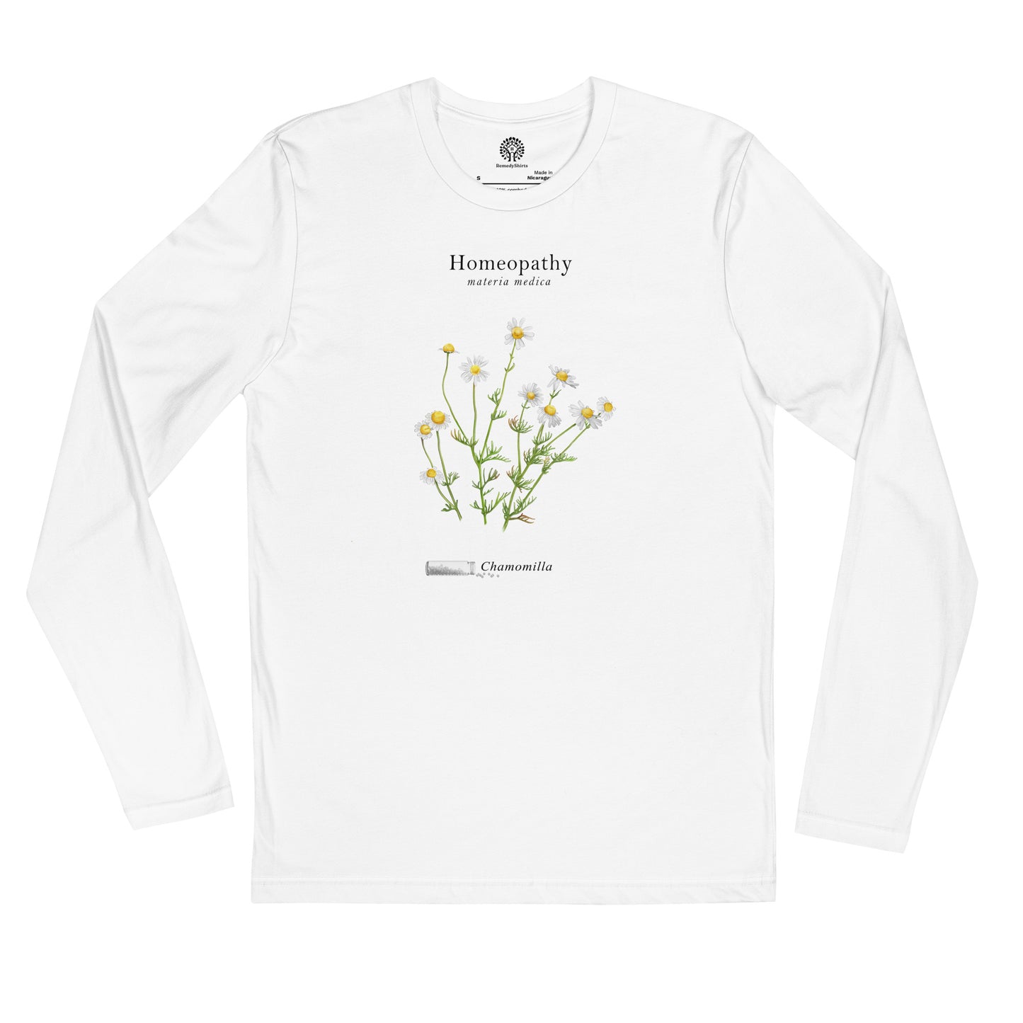 Long Sleeve Tee Unisex  - Chamomilla (plant)