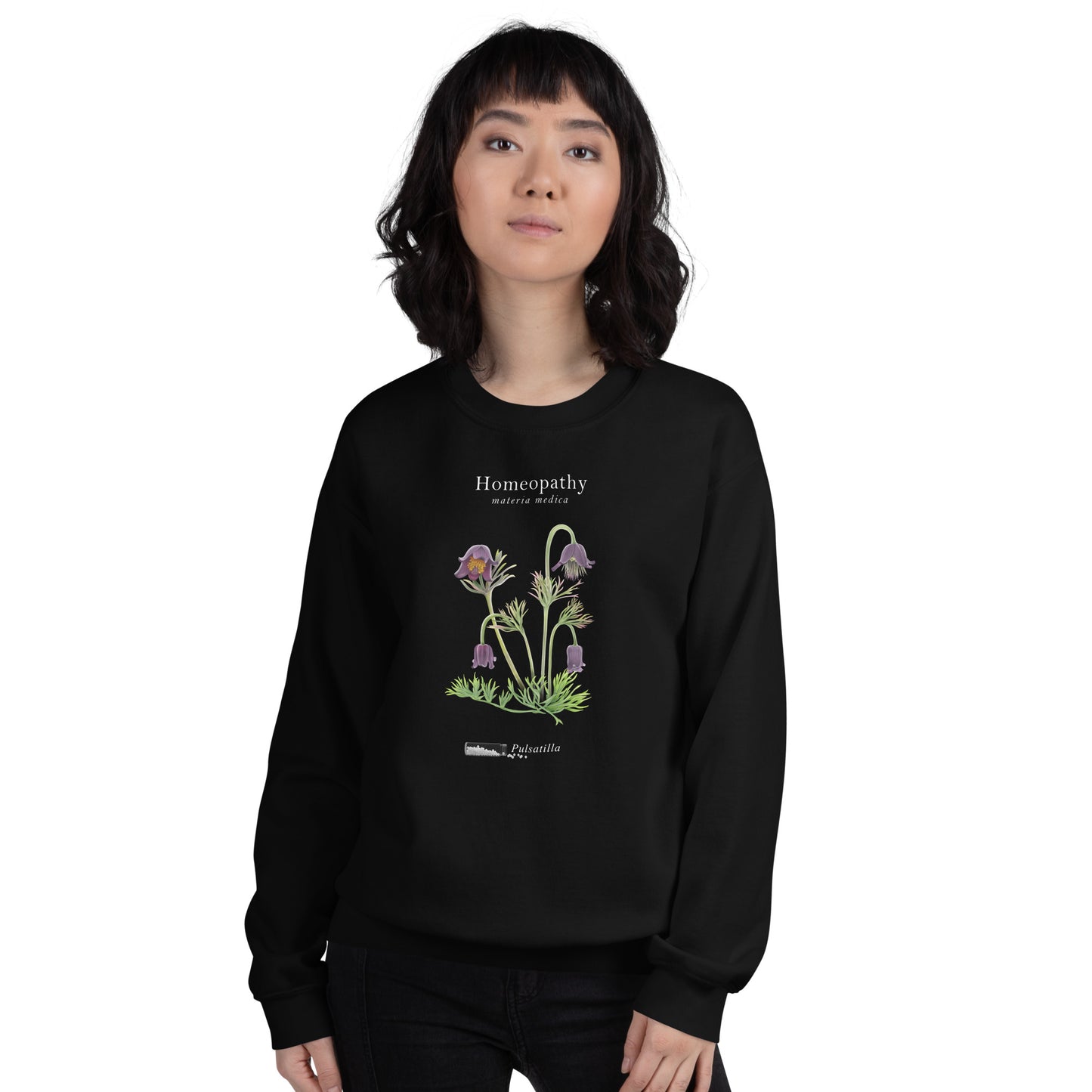 Sweatshirt Unisex  - Pulsatilla (plant)