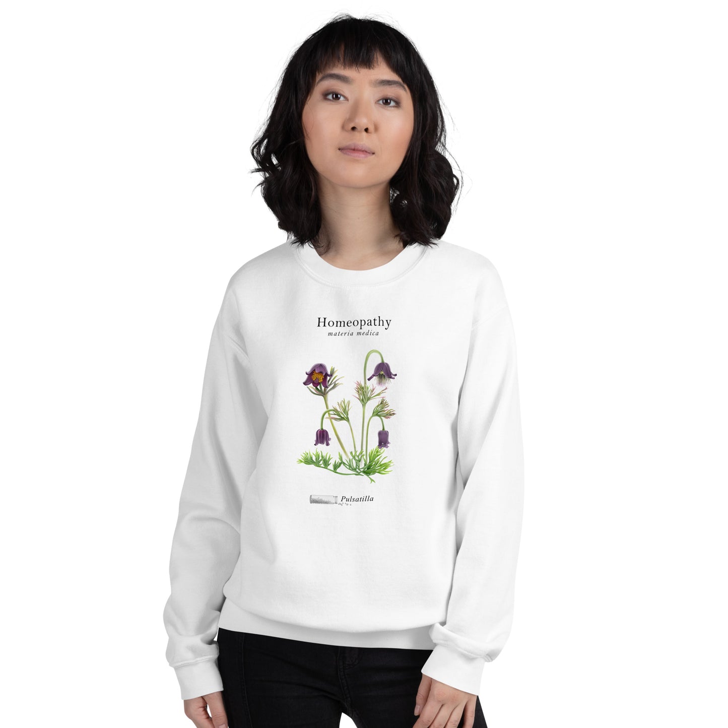 Sweatshirt Unisex  - Pulsatilla (plant)